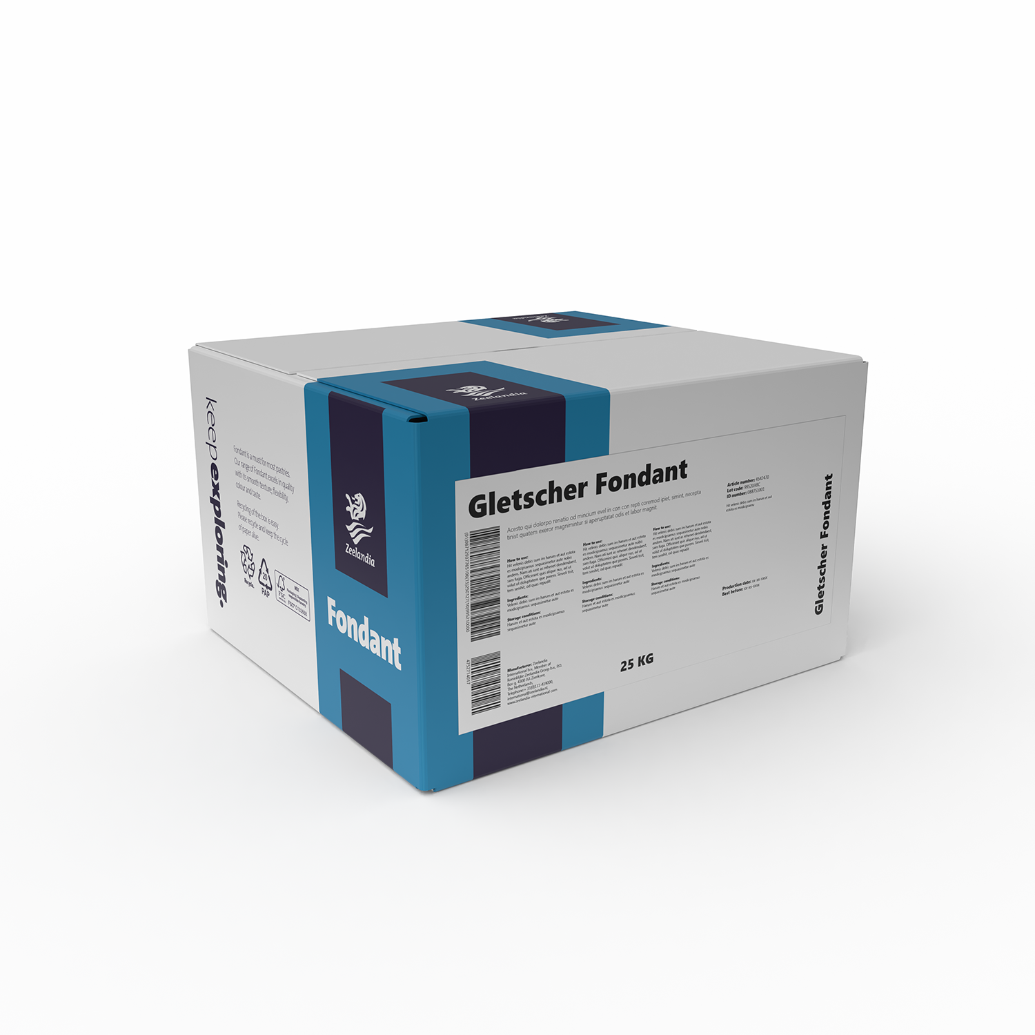Gletscher Fondant